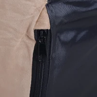 HOMCOM 5-Position Floor Lazy Sofa Chair Adjustable Folding Couch Video Gaming Bed Brown(m-10)