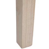 HOMCOM Modern Simplicity Household Bed End Footstool with Soft Sponge Cushion  52" W  Beige(m-10)