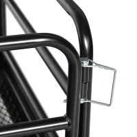 Aosom Hitch Cargo Carrier Hitch Mount with Luggage Storage and 6 Visibility Reflectors(m-12)