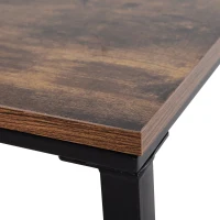 HOMCOM 47" Modern/Industrial Computer Writing Desk with 2 Storage Shelves for Home Office, Study, or Game Room(m-12)