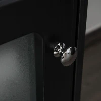 HOMCOM L-Shaped Corner Computer Desk PC Workstation Student Writing Table with Storage Shelf & Drawers, Black(m-15)