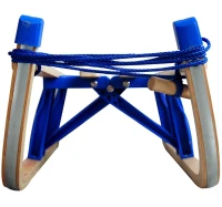 HomCom Folding Vintage Natural Wood Snow Sled Racer(m-5)