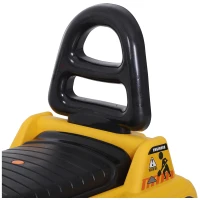 HOMCOM 3 in 1 Ride On Toy Bulldozer Digger Tractor Pulling Cart Pretend Play Construction Truck(m-13)
