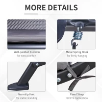 Outsunny 3 Person Rattan Swing Chair Garden Swing Bench Outdoor Hanging Porch Swing w/ Adjustable Canopy, Cushion, Steel Frame, Grey(m-6)