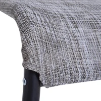 Armless Texteline Chair Garden Deck Lounge Dining Seat Set of 2(m-9)