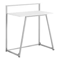 Monarch 30" Modern Compact Juvenile Metal Computer Desk - White(m-1)