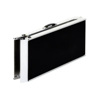 PawHut 72" Portable Bi-Fold Folding Vehicle Pet Ramp for Large Dog or Animals with Safety Lock & Convenient Carry Handle(m-7)