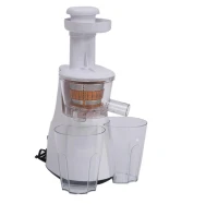 HOMCOM 150W Electric-powered Slow Juicer for Fruit Vegetable Processor White(m-5)
