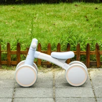 Qaba Baby Balance No Pedal Bicycle Walker Ride On Bike Quick Release Kids Toddlers Birthday Toy Gift for 1-3 Years Old Blue(m-8)