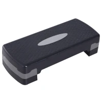 Soozier Adjustable 27'' Aerobic Cardio Adjust 4"-6" Exercise Stepper Risers(m-2)