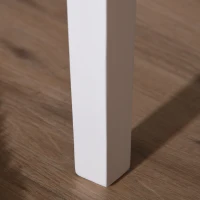 HOMCOM Vanity Dressing Table with 360° Rotating Mirror and Cushioned Stool, Makeup Desk Dresser with 4 Drawers, White(m-9)