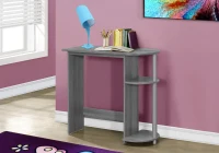 Monarch 32" Modern Wood Juvenile Computer Desk with Storage Shelves - Grey(m-2)