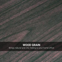 HOMCOM L-Shaped Desk with Hutch, Computer Desk with Drawers, Home Office Corner Desk Study Workstation Table with Storage Cabinets Shelves, Dark Gray(m-7)