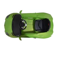 Licensed Lamborghini Aventador LP 700-4 Kids Ride on Toy Car Electric Battery Powered, Green(m-4)