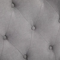 HOMCOM Linen Fabric Manual Recliner with Vibrating Massage and Wired Remote Control, Light Grey(m-18)