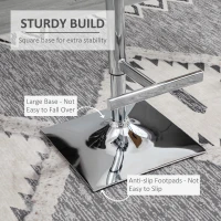 HOMCOM Modern Adjustable Bar Stool Pub Chair, Swivel Dining Stool with Gas Lift, Steel Base, Breathable Fabric Seat for Kitchen Island Counter, White(m-5)