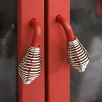 HOMCOM Electric Fireplace Heater, Fireplace Stove with Realistic LED Flames and Logs, Remote Control and Overheating Protection, 1400W, Red(m-9)