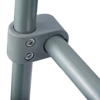 Folding Commode Chair - Adjustable and Lightweight - Folds Easily - Grey(m-8)