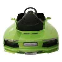 Licensed Lamborghini Aventador LP 700-4 Kids Ride on Toy Car Electric Battery Powered, Green(m-7)