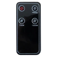 HOMCOM Wall Mounted / Free Standing Electric Fireplace 750W/1500W Black(m-11)