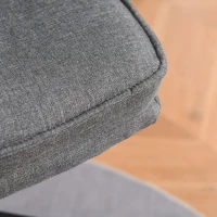 Vinsetto Ergonomic Office Chair Swivel High Back Computer Desk Chair with Adjustable Height Flip-Up Armrest, Comfy Thick Padded Cushions, Wheels, Grey(m-10)