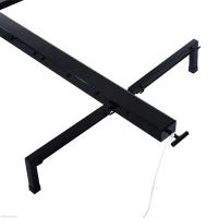 HOMCOM Roof Mounted Skateboard Ceiling Lift Rack Hoist Pulley Rope Bike Storage Systems Black(m-7)