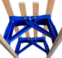 HomCom Folding Vintage Natural Wood Snow Sled Racer(m-8)