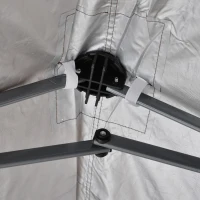 Outsunny 10' x 20' Pop Up Canopy Tent with 4 Sidewalls, Heavy Duty Tents for Parties, Outdoor Instant Gazebo with Carry Bag, for Outdoor, Garden, Patio, Coffee(m-10)