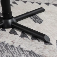 HOMCOM 23.5" Industrial Modern Pub Bar Table, 40.5 Inch Height Adjustable Cocktail table Square Dining Table for Kitchen or Dining Room, Natural Wood(m-12)