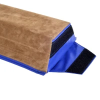 Soozier 4FT Sectional Floor Balance Beam Gymnastic Training Soft Suede Low Height for Kids(m-10)