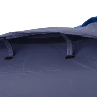 Outsunny Double Layer Camping Tent 2 - 4 Person Portable Folding Dome Shelter Hiking Travel Tent Blue(m-10)