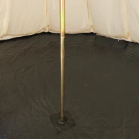 Outsunny 16.5’ x 16.5' x 10' 10-Person Waterproof Camping Tent Yurt with Unique Style, Spacious Interior & Breathable Waterproof Design(m-11)