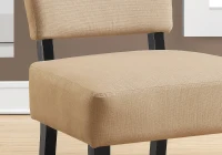 Monarch Contemporary Upholstered Accent Armless Slipper Chair - Beige(m-3)