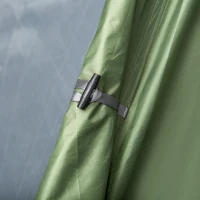 Outsunny Camping Tent 1-2 Person Backpacking with Tent Double Layer Portable Carry Bag Lightweight for Hiking Fishing(m-10)