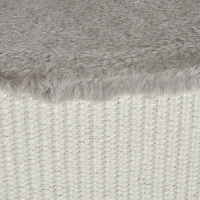 PawHut 43" Plush Cat Tree Activity Condo with Sisal Scratching Posts, Elevated Comfortable Perch, & Roomy Interior Area(m-11)