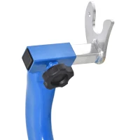 DURHAND U-Shape Motorcycle Rear Wheel Stand Front & Rear Wheel Lift Universal Sport Bike Swingarm Spool Paddock Stand Combo, Blue(m-9)