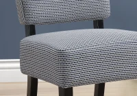 Monarch Contemporary Two-Tone Abstract Dot Pattern Accent Slipper Chair - Light / Dark Blue(m-3)