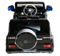 Mercedes-Benz Electric Ride On Car Licensed Benz G55 AMG Remote Control Power Wheels Black(m-8)