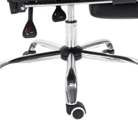 Vinsetto Ergonomic Office Chair with Footrest Black(m-11)