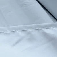 Outsunny 10x10ft Pop Up Tent Outdoor Canopy Event Sunshade Shelter w/ Slant Leg and Carrying Bag White(m-8)