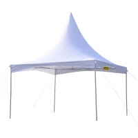 Outsunny Summer Clearance 13x13ft Pagoda Party Tent  Gazebo Canopy White(m-6)