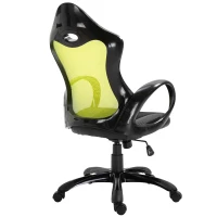 Vinsetto Executive Adjustable Office Chair Mid Back Rocking Office Chair with Wheels Neon Color(m-9)