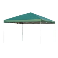 Outsunny 13x13ft Easy Pop up Tent Outdoor Sun Shelter with Carrying Bag Green(m-8)