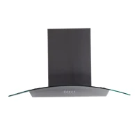 30" Kitchen Wall Mounted Range Hood/Vent -  Stainless Steel and Glass(m-11)