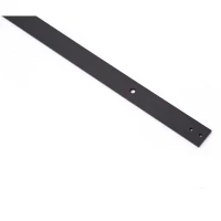 HomCom 6' Modern Interior Sliding Barn Door Hardware Kit - Black Carbon Steel Star(m-6)