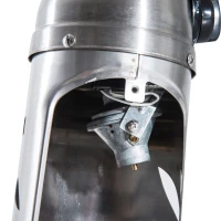 Outsunny Infrared Tabletop Patio Heater Outdoor Propane Butane Gas Stainless - Silver(m-6)