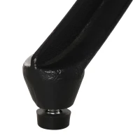 Outsunny Φ34" Outdoor Patio Garden Table with Unique Floral Design, Aluminum Material, & 1.75" Umbrella Hole(m-13)