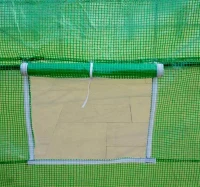 11.5'L x 10'W Medium Steeple Greenhouse - Easy Set Up - Green/Steel(m-3)