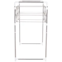 HOMCOM Multi-Purpose Garment Hanging Rack Foldable Laundry Drying Rack(m-9)