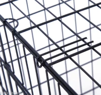 PawHut 36-inch Two Door Folding Metal Dog Crate Cage Kennel with Divider(m-8)